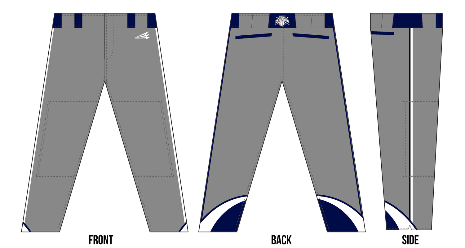 Cary Crusaders Baseball Custom Pants #1B