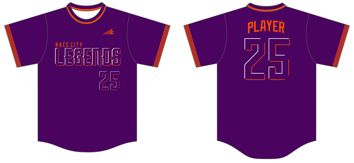 Race City Legends Custom NanoDri Baseball Jersey #J11D
