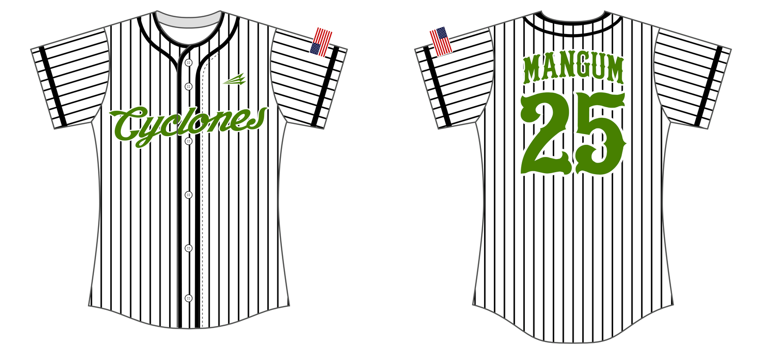 Cyclones - Stoddart Custom NanoDri Softball Jersey #J18