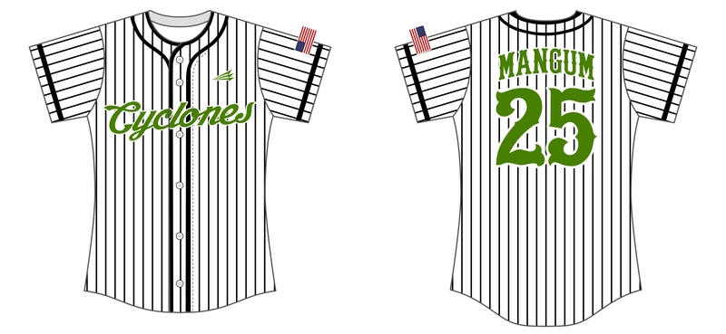 Cyclones - Stoddart Custom NanoDri Softball Jersey #J18