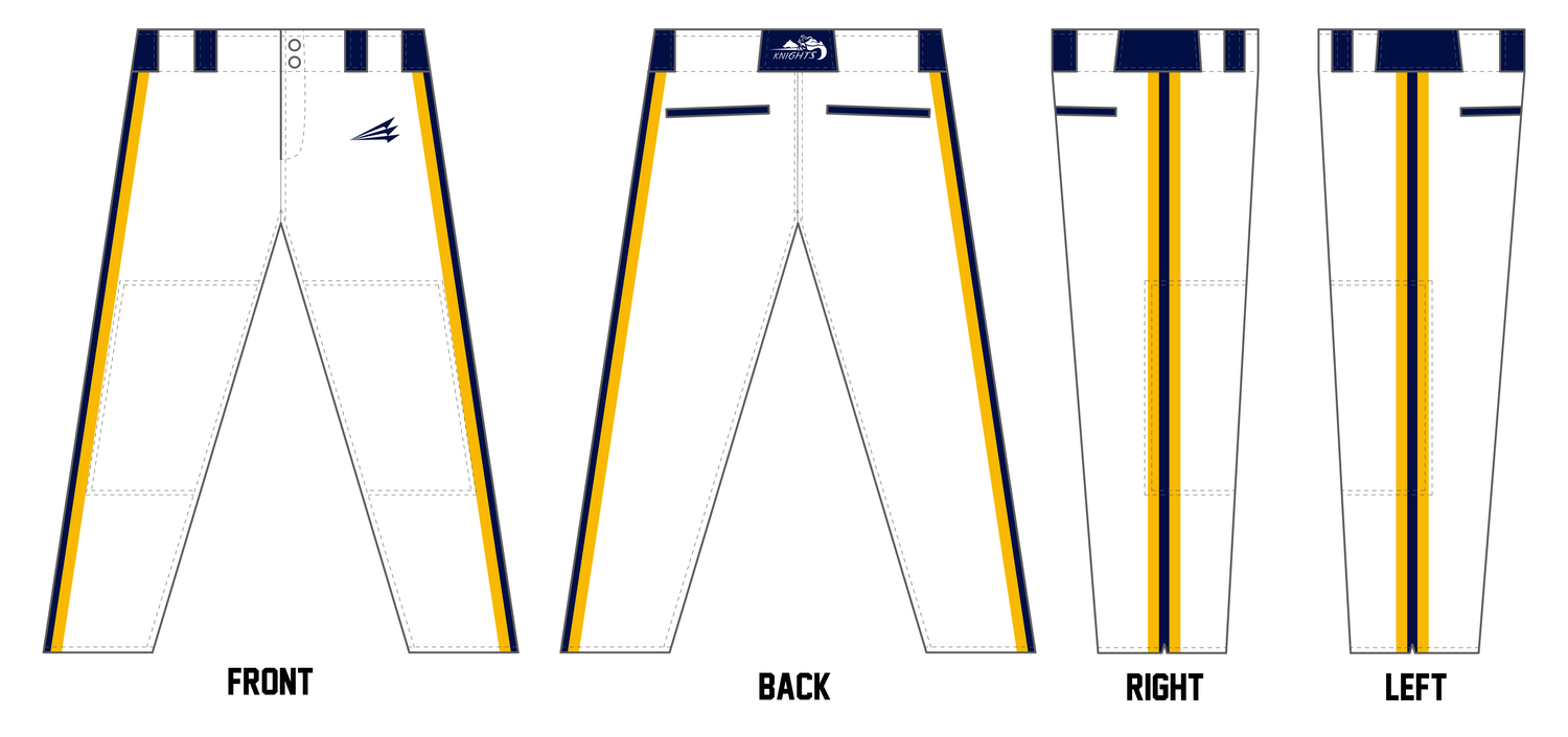 Sacred Heart Knights Custom Athletic Baseball Pant #BP1b