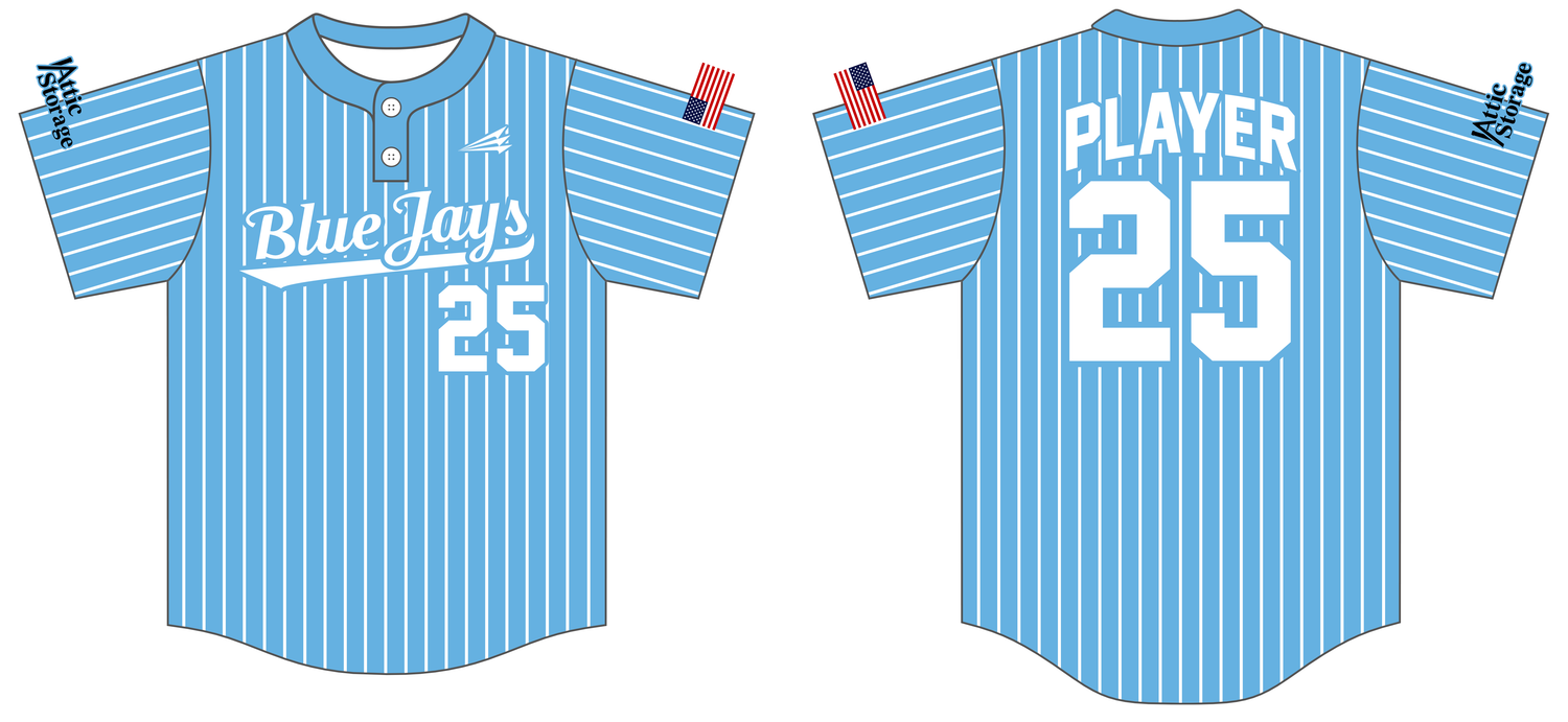 Oklahoma Blue Jays Custom Hexaflex Baseball Jersey #J6C