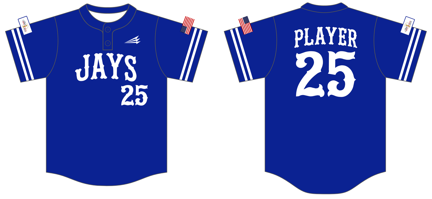 Oklahoma Blue Jays Custom Hexaflex Baseball Jersey #J7C