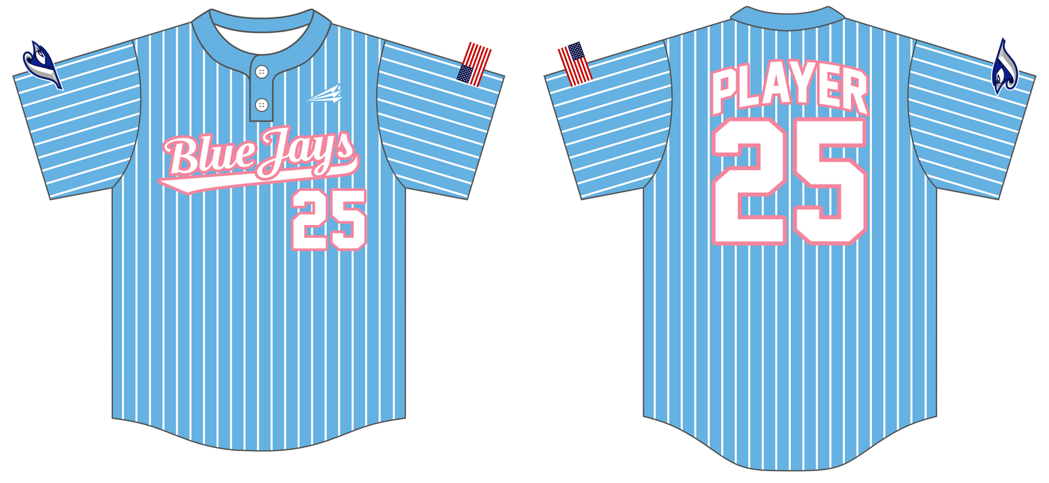 Oklahoma Blue Jays Custom Hexaflex Baseball Jersey #J6B