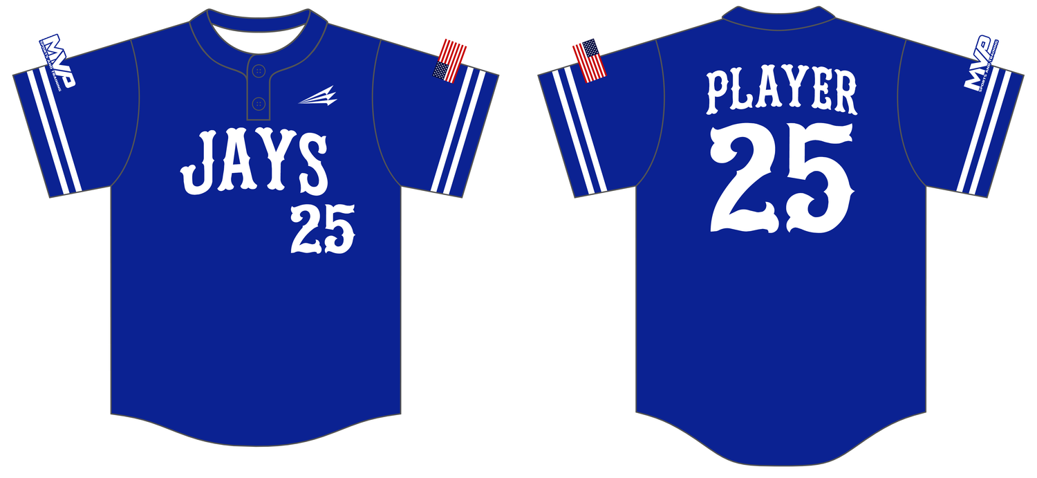 Oklahoma Blue Jays Custom Hexaflex Baseball Jersey #J7D