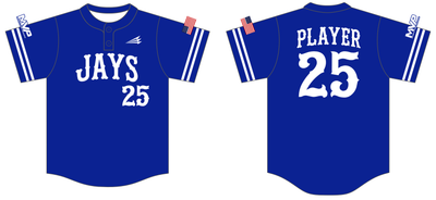 Oklahoma Blue Jays Custom Hexaflex Baseball Jersey #J7D