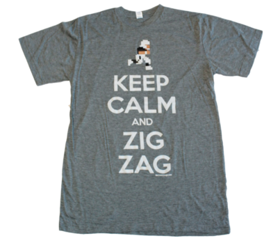 Tecmo Bo "Keep Calm &amp; Zig Zag" Tee