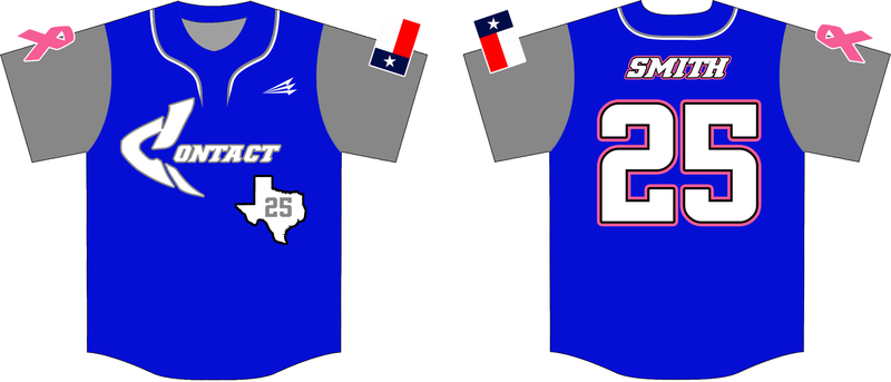 Contact Baseball Custom Jersey Design #4A