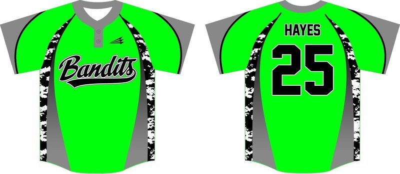 Bandits (Hayes) Custom Baseball Jersey Design #6