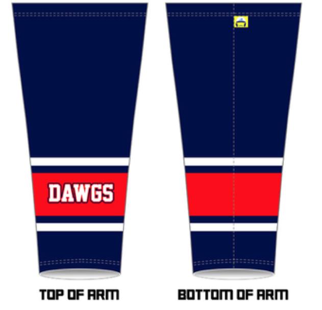 East Texas Dawgs Custom Arm Sleeve Design #1