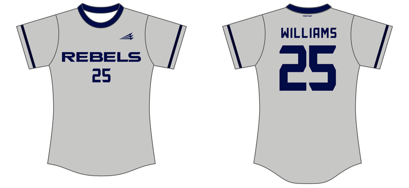 Rebel Fastpitch Custom NanoDri Softball Jersey #J1e