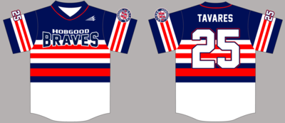Hobgood Braves Custom Baseball Jersey #13