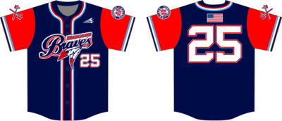Hobgood Braves Custom Baseball Jersey #9