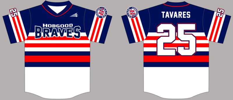 Hobgood Braves Custom Baseball Jersey #13