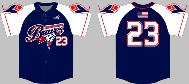 Hobgood Braves Custom Baseball Jersey #12