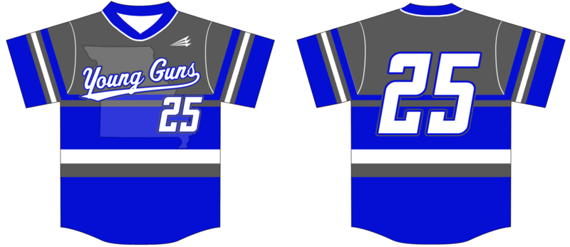 Young Guns (Noirfalise) Custom Baseball Jersey Design #3D