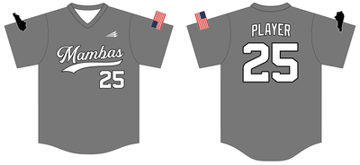 Mambas Baseball Custom NanoDri Baseball Jersey #J16
