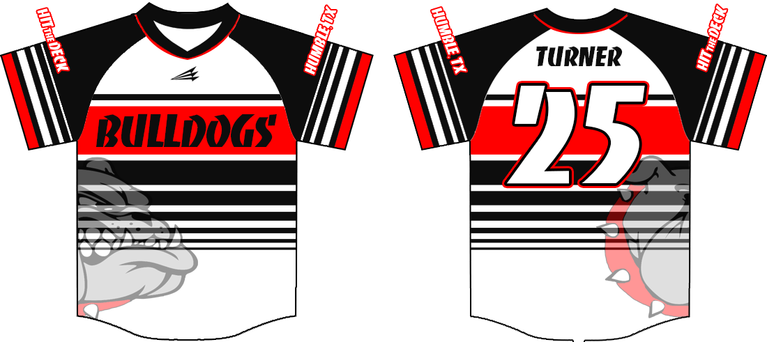 Bulldogs (Turner) Custom Baseball Jersey Design #3C