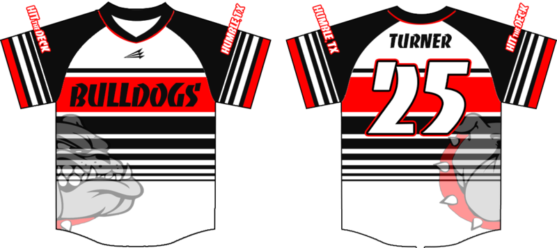 Bulldogs (Turner) Custom Baseball Jersey Design #3C