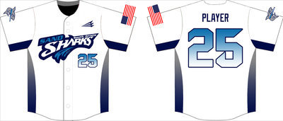 South Jersey Sand Sharks 2016 Baseball Jersey #6D