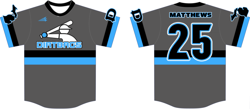 Adrian Dirtbags Custom Baseball Jersey Design #1B