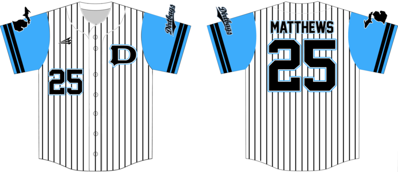 Adrian Dirtbags Custom Baseball Jersey Design #4B