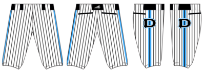 Adrian Dirtbags Custom Baseball Pants Design #4B