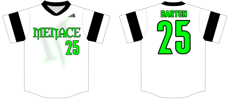 Music City Menace Custom Baseball Jersey #3D