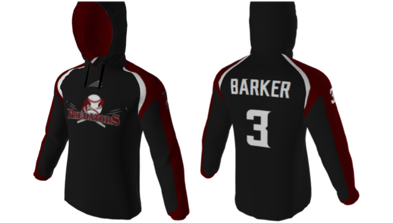 Okolona Predators Baseball Custom Vulcan Hoodie #2