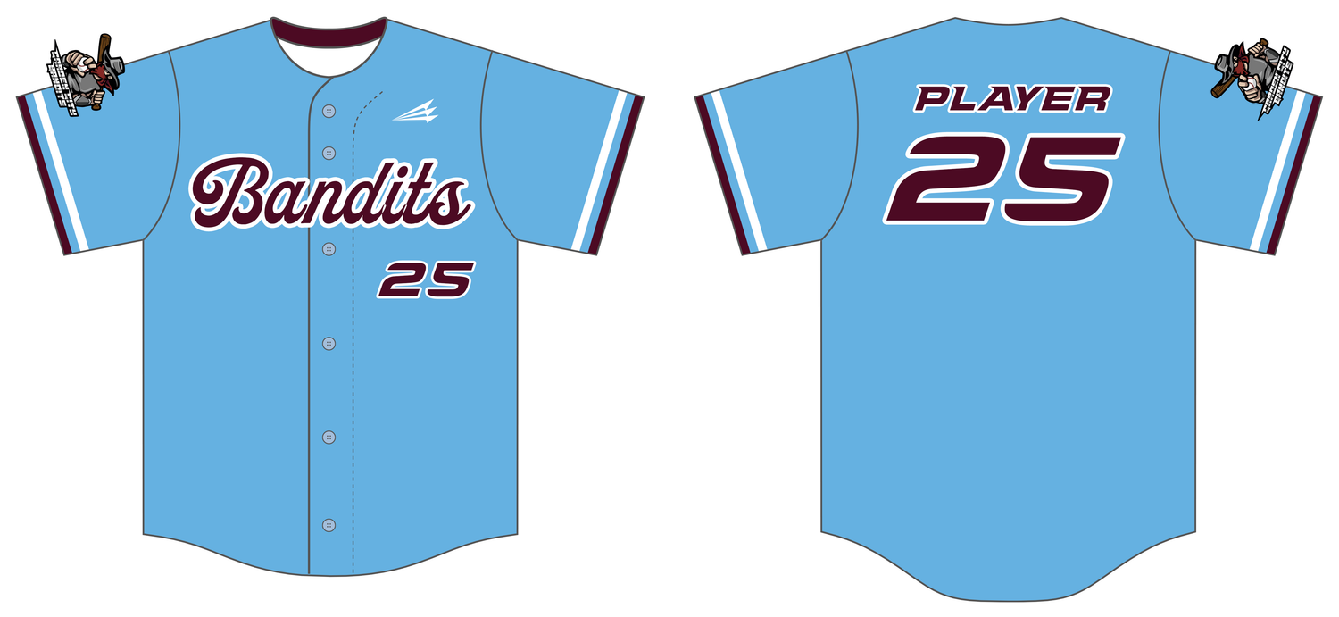 Garden City Bandits Custom HexaFlex Baseball Jersey #J2