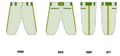 Richmond Rockies Custom Knicker Baseball Pants #BP3A