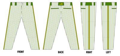 Richmond Rockies Custom Athletic Cut Baseball Pants #BP3B