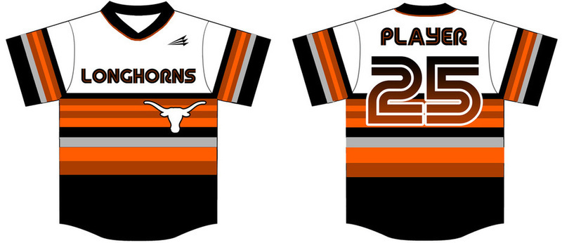 Corpus Christi Longhorns Custom Jersey Design #2