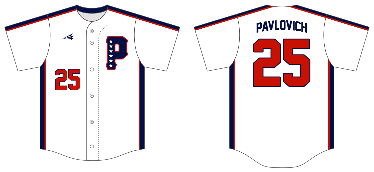 716 Patriots Custom NanoDri Baseball Jersey #J15a