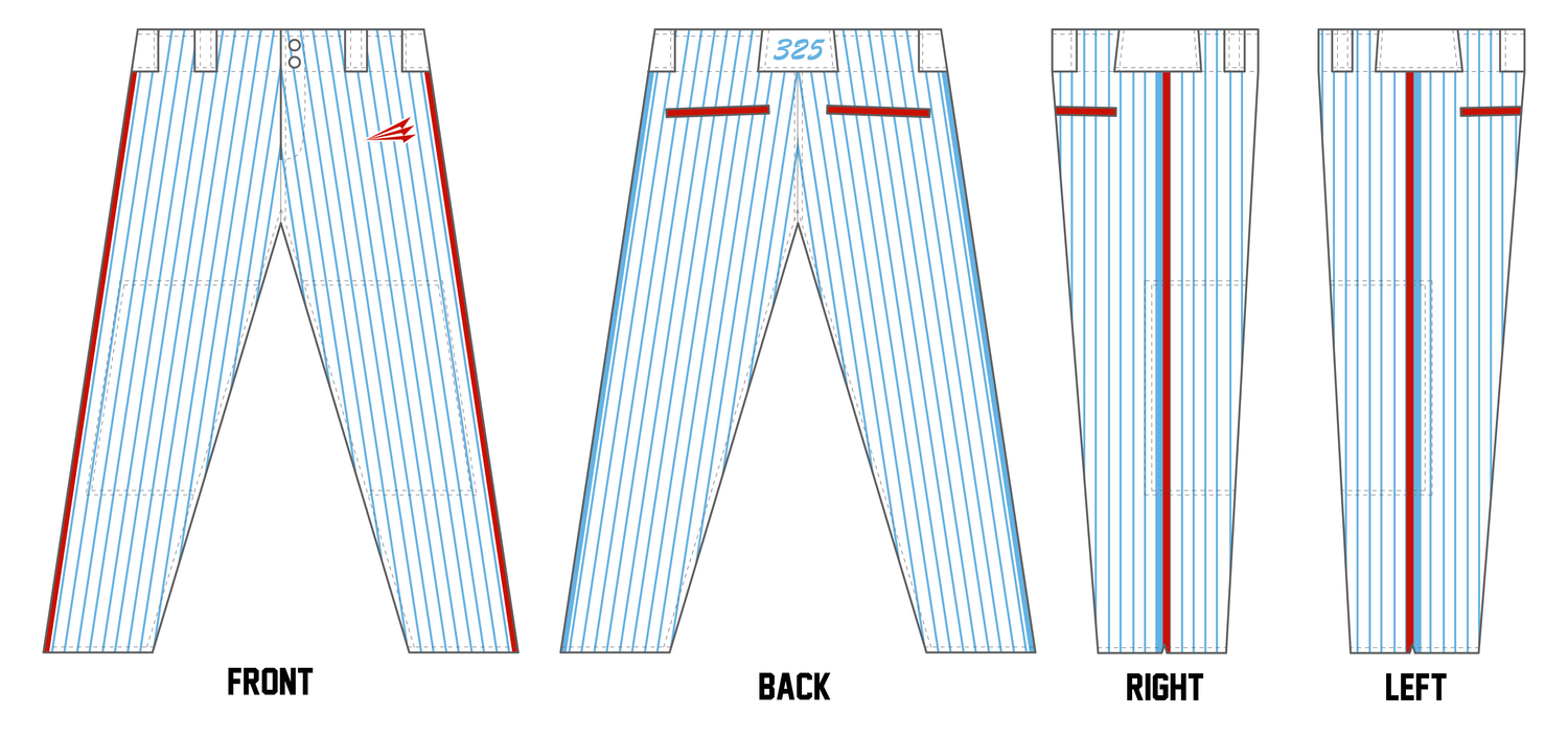 325 OutKast Custom Athletic Baseball Pant #BP7a