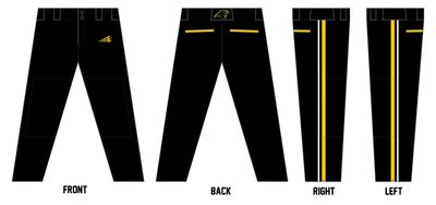 Lena Panthers Relaxed Baseball Pant #BP4