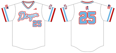 Dinger Nation Custom Hexaflex Baseball Jersey #J15
