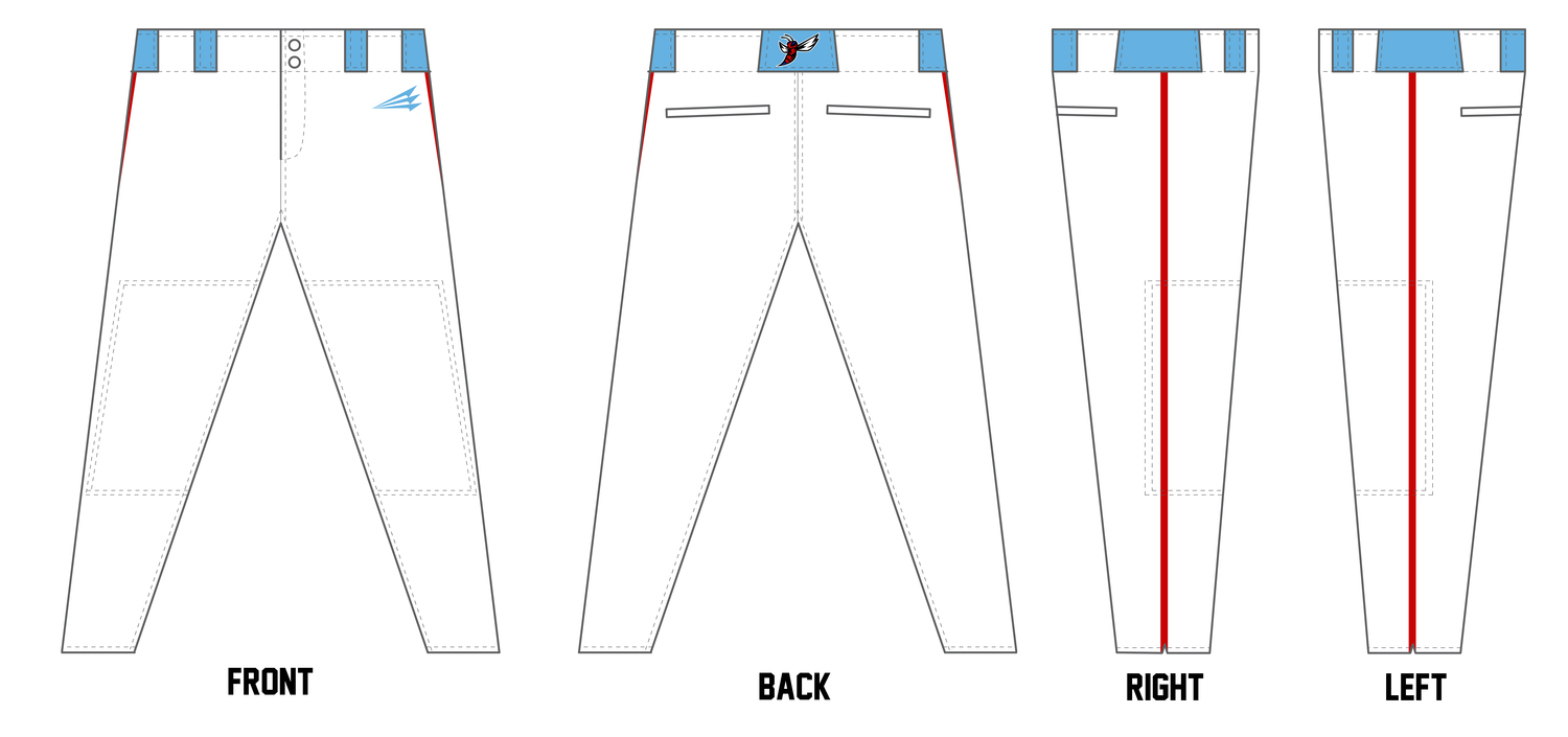 Arkansas Hornets Custom Athletic Baseball Pant #BP3C