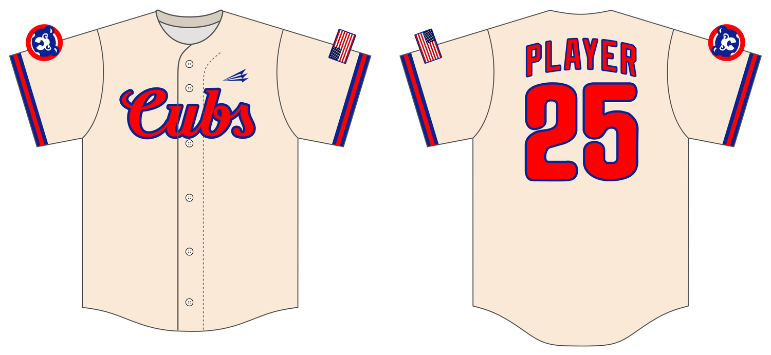 KC Cubs Custom HexaFlex Baseball Jersey #J10