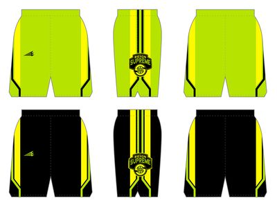 Indiana Reign Supreme Custom Reversible HexaFlex Basketball Shorts #BS2, BS2B