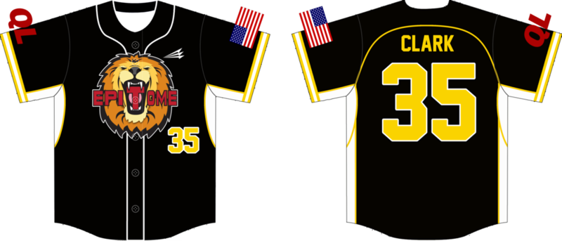 Epitome Baseball Custom Jersey Design #3