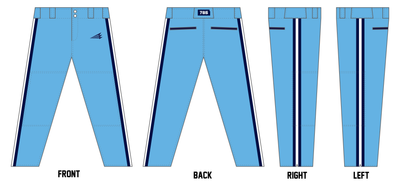 Salina Spikes Custom Athletic Baseball Pant #BP58d