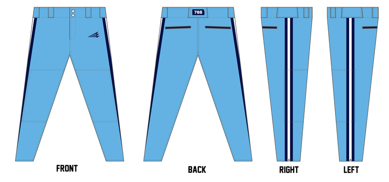 Salina Spikes Custom ProFit Baseball Pant #BP58e