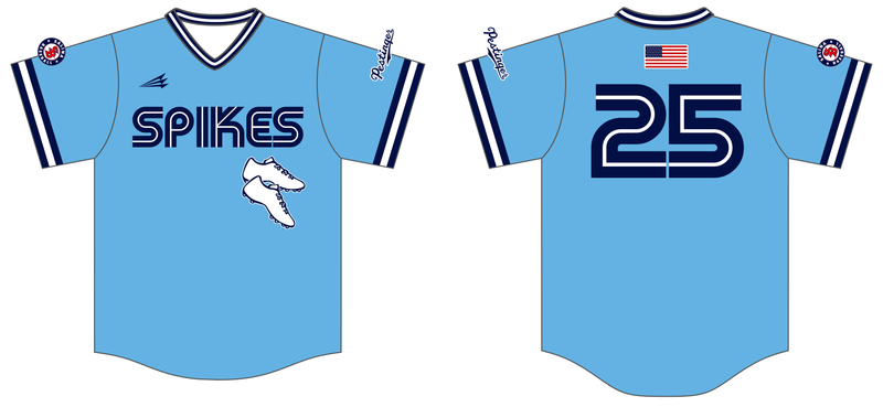 Salina Spikes Custom HexaFlex Baseball Jersey #J58c