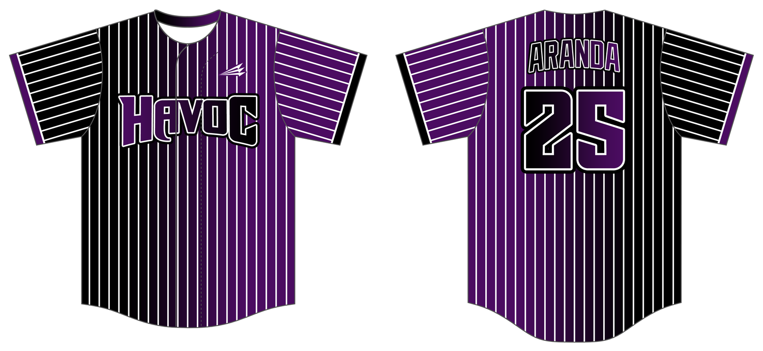 West Texas Havoc Custom NanoDri Baseball Jersey #J8