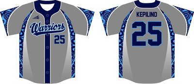 Warriors (Kepilino) Custom Baseball Jersey Design #1d