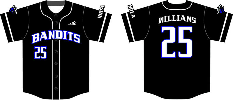 Bandits Custom Baseball Jersey Design #2B