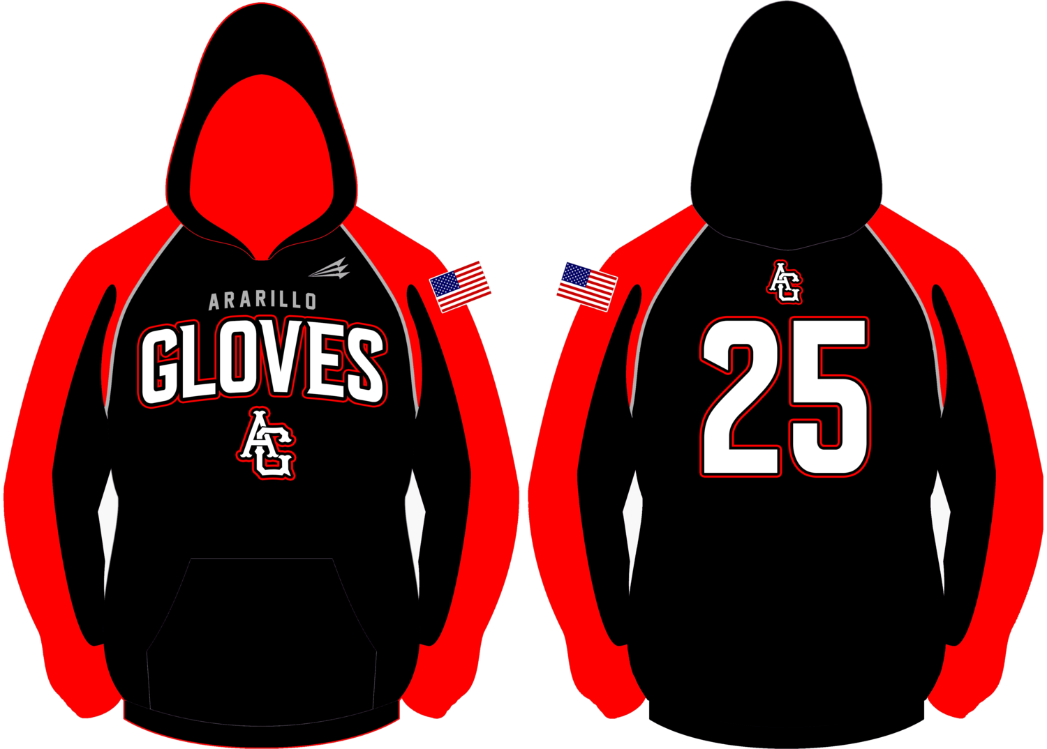 Amarillo Gloves Custom Baseball Jersey Design #VH2