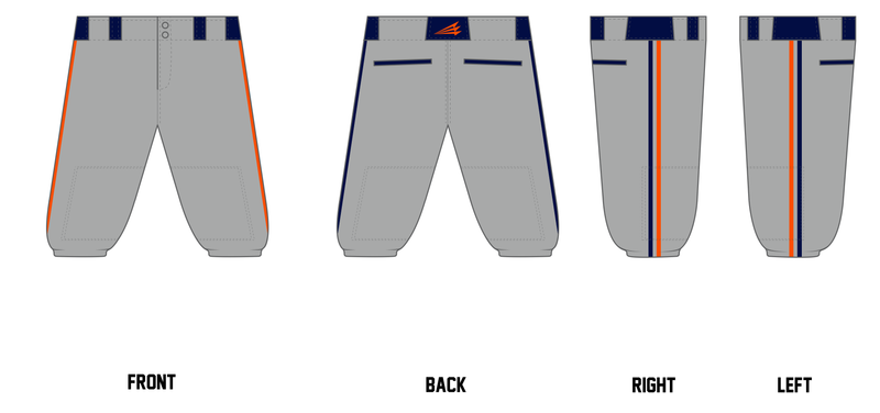 TYA Tigers Custom Knicker Baseball Pant #BP2K