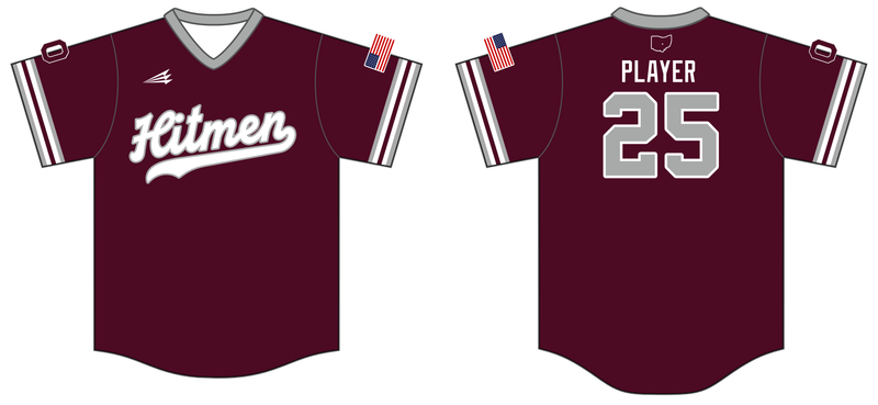 Ohio Hitmen Custom HexaFlex Baseball Jersey #J12C